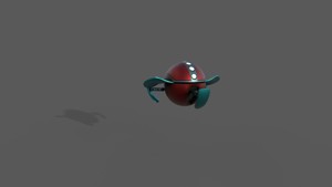 Lowpoly Probe Bot with animations