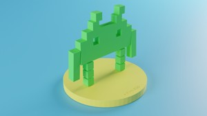 8- BIT ALIEN ROBOT (SPACE INVADERS)