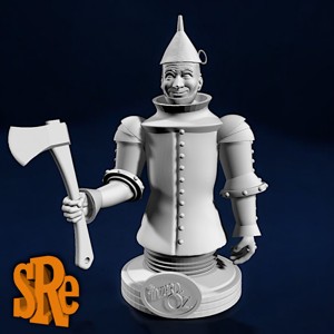 TIN MAN BUST - WIZARD OF OZ