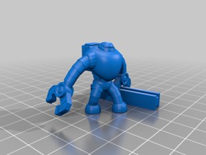 Retro Construction robot Miniature