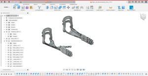 EDITABLE 3D MODEL IN FUSION 360 OF LOW-COST BIOMECHANICAL PROSTHESIS FOR BOTH ARMS - EDITABLE 3D MODEL IN FUSION 360 OF LOW-COST BIOMECHANICAL PROSTHESIS FOR BOTH ARMS