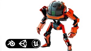 DROID Y-50 Rigged for Unreal Engine - Unity - MIXAMO