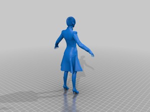 Atomic Heart Female Robot in T-Pose