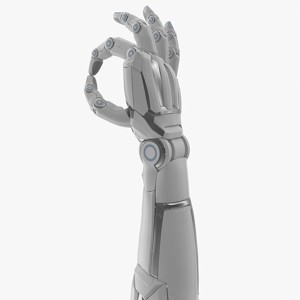 Cyborg arm shows OK