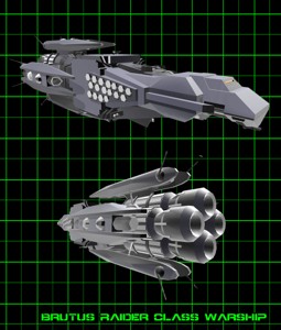 BRUTUS RAIDER CLASS WARSHIP
