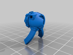 Heavy Phosphor Gatling Blaster for Martian Robots