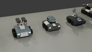 low poly tanks