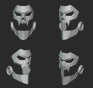 ROBOT MASK 3D STL FILE | ROBOT MASK DIGITAL FILE