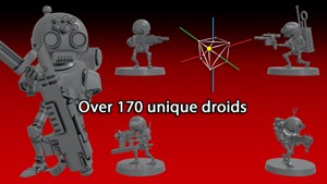 SERVOCORE COLLECTIONS -ASSISTANT DROID SQUAD-WHOLE AND IN PARTS
