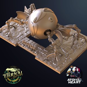 HOG-7 HEDGIE ROBOT DIORAMA - ATOMIC HEART - ETERNAL