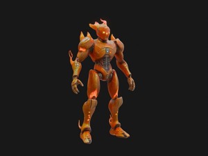 Robot Elemental Fire