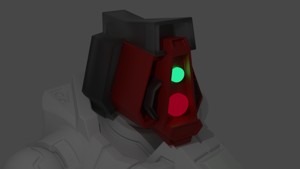 SPACE COMMUNIST ROBOT HEAD