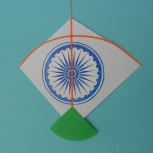 INDIAN FLAG-THEMED 3D PRINTABLE KITE