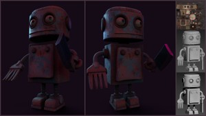 Stylized Robot Butcher