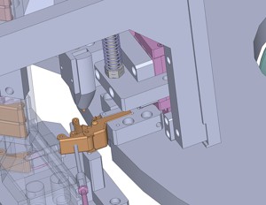 industrial 3D model Hinge assembly machine