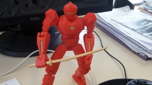 Articulated armor robot