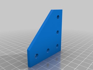 T-plate and L-plate for Adafruit 20x20mm extrusion
