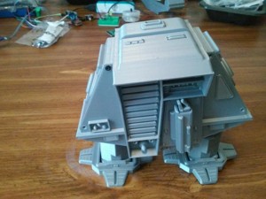 Rocking Body Walking Robot Drone #5  steerable version