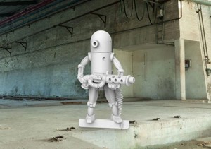 28mm Pen Top Battle Droid Miniature