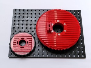 Giant fischertechnik z100 slewing ring gear (Drehkranz)