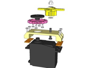 DASAKI COMPACT SERVO 1:2 (2X) MULTIPLIER GEARBOX
