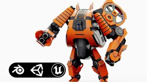 MILITARY ROBOT C-200 Rigged for Unreal Engine - Unity - MIXAMO