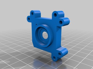 Pi Cam Holder Part for Robot Arm from howtomechatronics.com