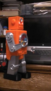 Mist-er-Hustler. RC, fog mist robot.
