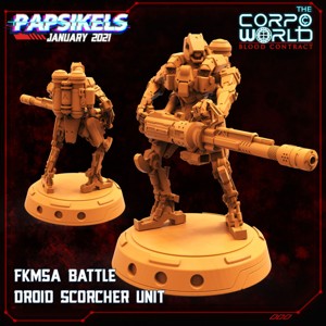 FUKIMASA BATTLE DROID SCORCHER UNIT