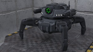 Sci-Fi Mech - Rigged