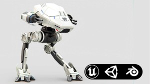 COMBAT DROID S-50 Rigged for Unreal Engine - Unity - MIXAMO 