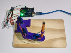 Mini SCARA drawing robot arm