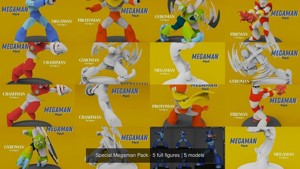Special Megaman Pack - 5 full figures