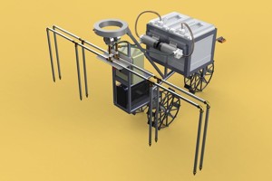 FARM SPRAYER AUTONOMOUS UNMANNED ROBOT FIELD TRACTOR AGRICULTURE