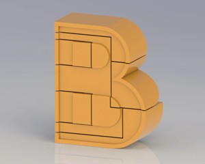 Alphabet Robot - B