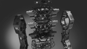 Robotic design skeleton scifi transform
