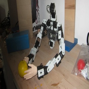 Buste robot humanoide
