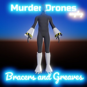 GREAVES, BRACERS AND BOOTS - MURDER DRONES COSPLAY