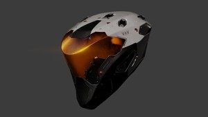 Sci-Fi Helmet Model - CG Ready