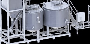 industrial 3D model Starch cooking equipment