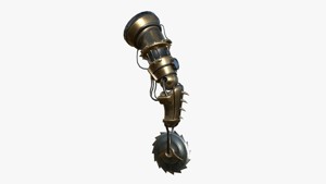 Robotic Arm A07 Bronze - Character Design SciFi
