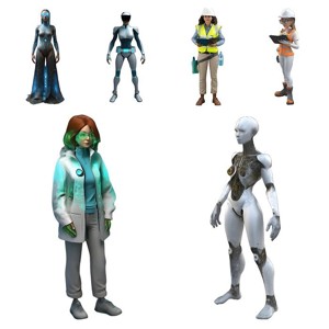 Character Model Collection - Robotics and Professional Series