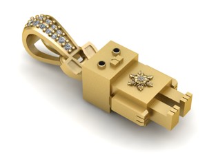 ROBBOT MACHINE PENDANT 3D PRINTABLE MODLE