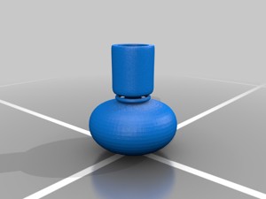 Candlestick with ring