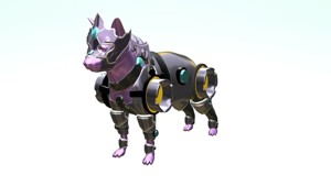 Dog Sci-fi Armor
