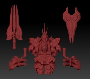 LEGO Brick Compatible Minifigure Gundam Sazabi