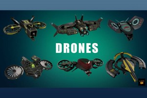 Optimized 3D Drone Models - Game-Ready and Low-Poly