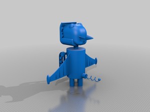 Tom and Jerry Robot Cat w/ Wings & Treads