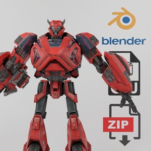 Cliffjumper Transformers Lowpoly Textured