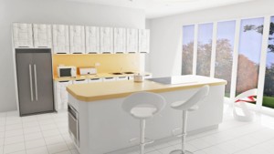 Modular sci fi kitchen